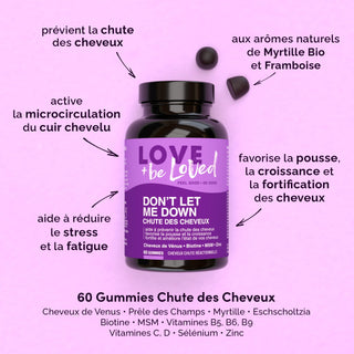 GUMMIES CHUTE DES CHEVEUX x 6