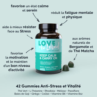 GUMMIES ANTI-STRESS ET ÉNERGIE x 6