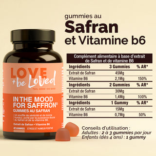 GUMMIES AU SAFRAN ET B6