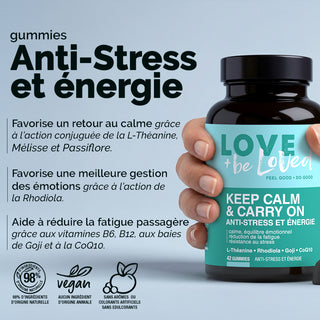 GUMMIES ANTI-STRESS ET ÉNERGIE