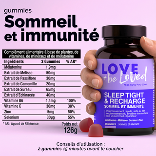 GUMMIES SOMMEIL ET IMMUNITÉ
