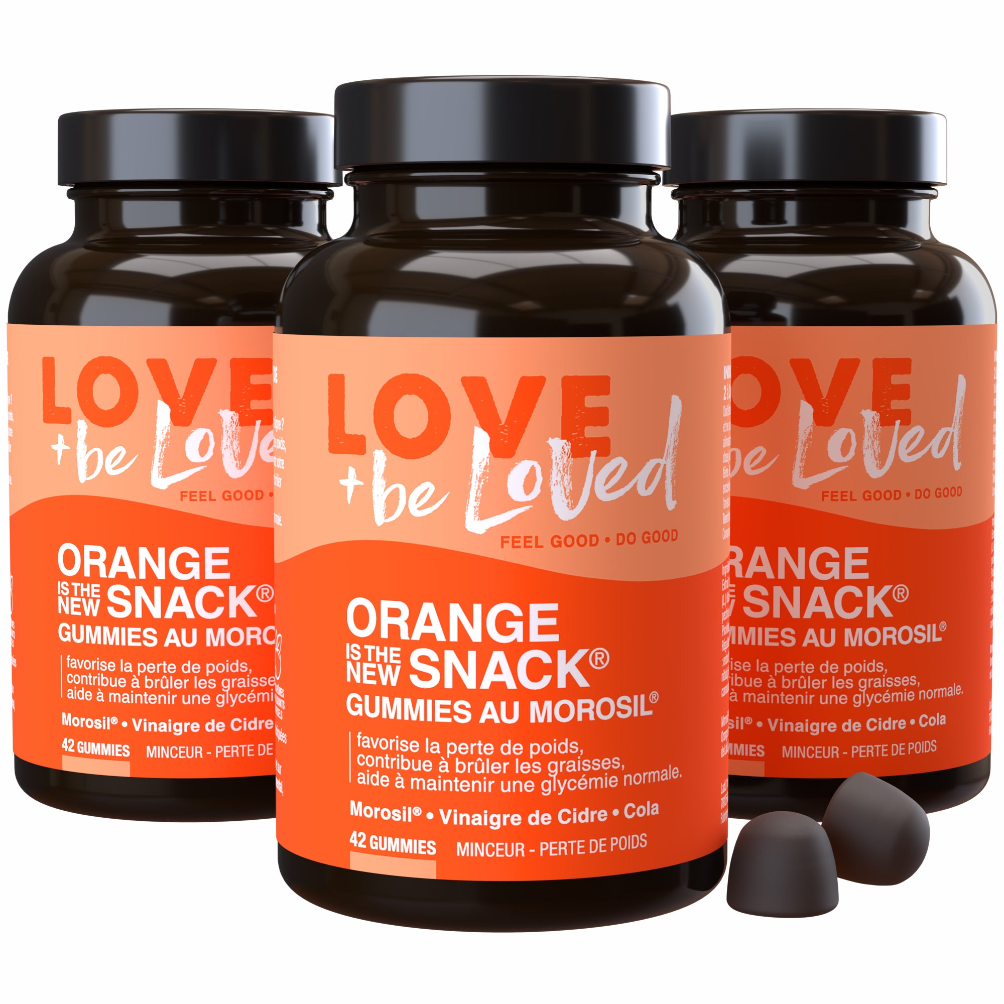 Gummies Morosil 400 Mg Et Vinaigre De Cidre - 60 Gommes Saveur Orange - Fabriqué En France